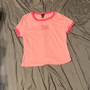 Pink iconic tee